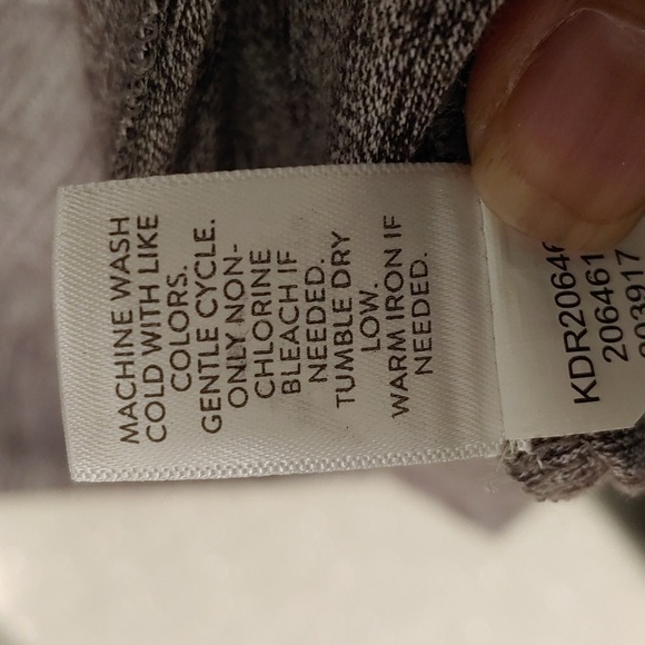 J. Jill Pure Jill Purple Gray Cowl Neck Tunic Dress Sz S Casual Comfy Weekend - Picture 9 of 9